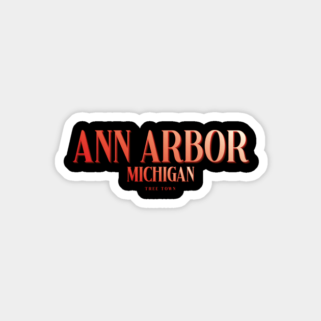 Ann Arbor Sticker by zicococ